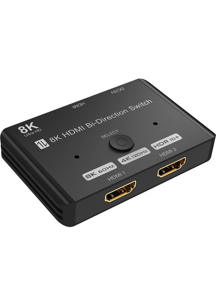 8k -Uyumlu Anahtar 2x1 1x2 Çift Yönlü Anahtarlayıcı 4'ü 1 Arada Çıkış -Uyumlu Anahtarlayıcı Bölücü 8k 60Hz 4K 2k 120Hz (Yurt Dışından) fiyatları