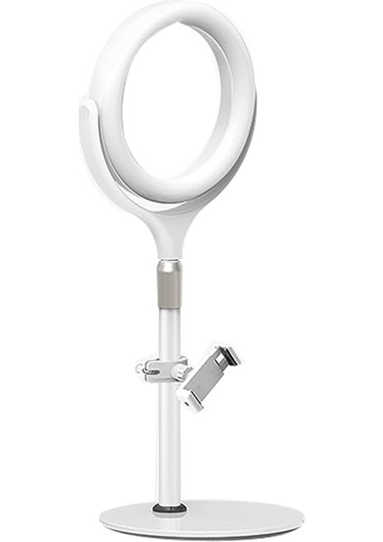 Tripod ile Dizüstü Halka Işık, Cep Telefonu LED Halka Işık Masa Masa Halka Lamba Toplantı-A Için Video Konferans Işık (Yurt Dışından)