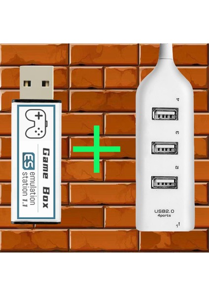 Mini/tak ve Çalıştır Için 8000+ Oyun Açık Kaynak Oyun Çubuğu USB Kutusu (Yurt Dışından)
