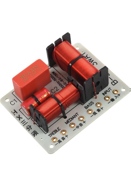 Profesyonel 150W Çoklu Hoparlör Ses Frekans Bölücü 3 Yollu Geçiş Filtreleri Akustik Bileşenler (Yurt Dışından)