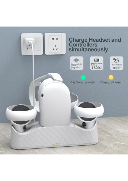 Denetleyiciler Için Şarj Yuvası Vr Kulaklık Ekran Standı ve Denetleyici Vr Yuvası Şarj Cihazı Aksesuarları (Yurt Dışından) fiyatları