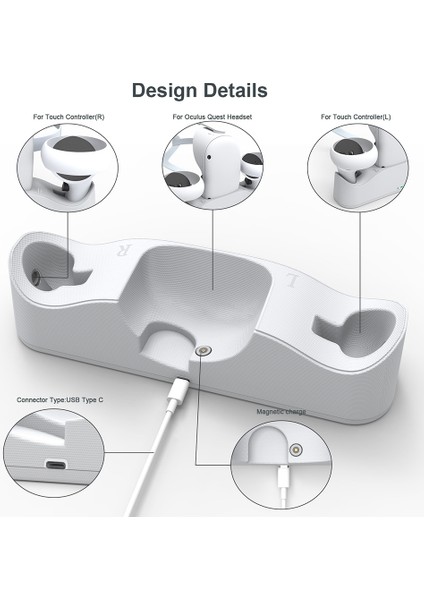 Denetleyiciler Için Şarj Yuvası Vr Kulaklık Ekran Standı ve Denetleyici Vr Yuvası Şarj Cihazı Aksesuarları (Yurt Dışından) fırsatları