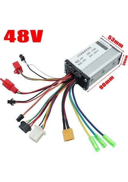 48V 500W Denetleyici MR-100 LCD Ekran Metre Pano + Elektrikli Scooter Için Anahtar Düğmesi (Yurt Dışından)