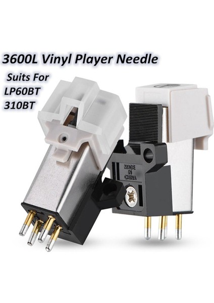 3 Adet AT3600L Manyetik Stylus Lp Vinil Plak Oyuncu Iğne Pikap Fonograf Platenspeler Kayıt Oyuncu (Yurt Dışından)