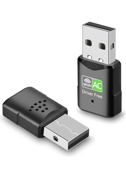 600 Mbps 5 Ghz 2.4 Ghz Kablosuz Ağ Kartı USB Wifi Dongle Adaptörü Windows Için Çift Bant RTL8811 Lan Adaptörü / Pc (Yurt Dışından)
