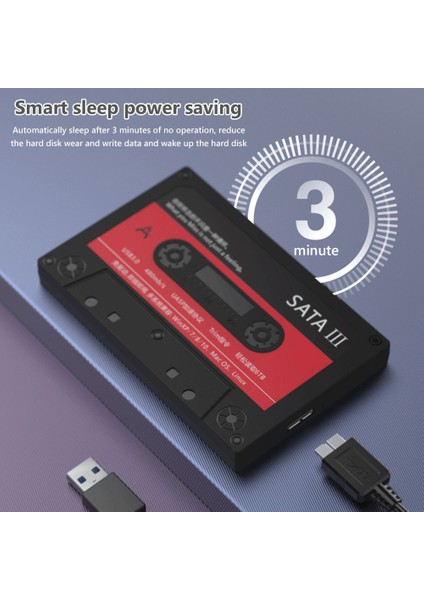 2.5 Inç USB 3.0 Sata Harici HDD SSD Sabit Disk Muhafazası USB Disk Katı Hal Disk Sabit Disk Pc Dizüstü Için (Yurt Dışından)