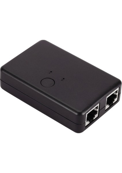 2 Port Ağ Anahtarı RJ45 Anahtarı Ağ Ayırıcı Kablo Genişletici 100 Mbps Seçici Güç Ücretsiz 2 Yollu Adaptör Konnektörü (Yurt Dışından)