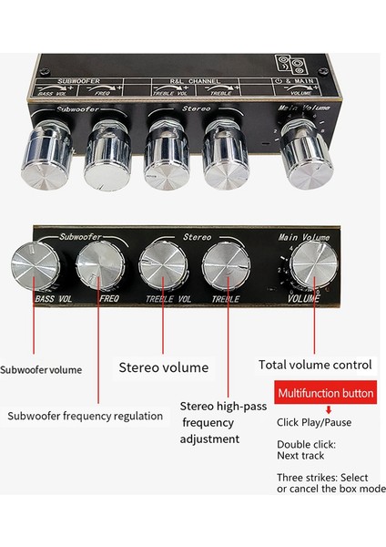 -TB22 5.1bluetooth Güç Amplifikatörü Kurulu 50W Kanal Amplifikatör Kartı, Kabuksuz Ses Kutusu Için 100W Subwoofer ile (Yurt Dışından) fırsatları