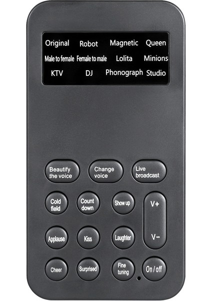 Cep Telefonu El Cihazı Oyun Çağrısı Ses Efekti Ilginç Ses Dönüştürücü Taşınabilir Ses Kamuflaj Adaptörü (Yurt Dışından)