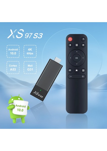 XS97 S3 Hd 4K Tv Set Üstü Kutusu 1+8 Oyuncu Tv Kutusu Medya Oynatıcı Tv Alıcısı Set Üstü Kutusu (Yurt Dışından) modelleri