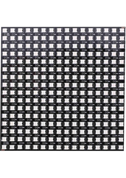 WS2812B LED Rgb Esnek Piksel Panel 16X16 Ayrı Ayrı Adreslenebilir Panel Işık LED Modül Ekranı (Yurt Dışından)