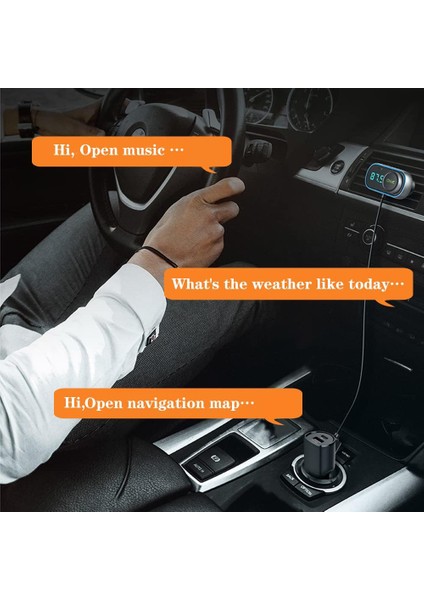 Araç Bluetooth Fm Verici Adaptörü, Araç Radyosu Bluetooth Hand-Free Arama, PD30W Qc3.0 Hızlı Şarj, Gürültü Engelleme (Yurt Dışından) modelleri