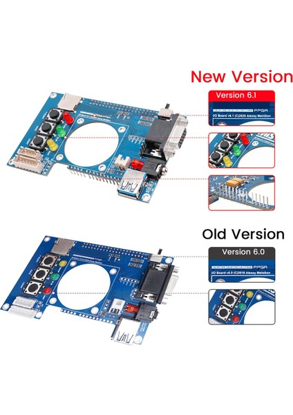 Mister Fpga Io Analog Board V6.1+Fan Için Terasic DE10-NANO Mister Fpga Io Board (Yurt Dışından)