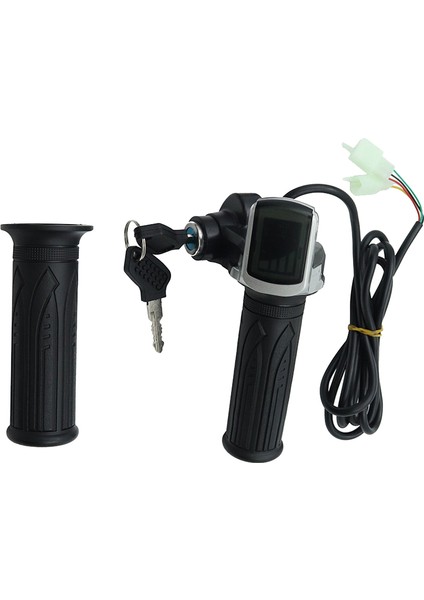 24 V 350 W Elektrikli Scooter Fırçalı Denetleyici Motor + E-Bike Elektrikli Scooter Bisiklet Için Gaz Kelebeği Kavrama Kiti (Yurt Dışından)