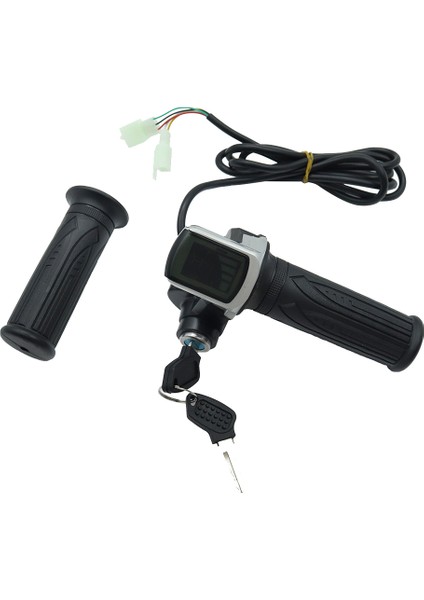 24 V 350 W Elektrikli Scooter Fırçalı Denetleyici Motor + E-Bike Elektrikli Scooter Bisiklet Için Gaz Kelebeği Kavrama Kiti (Yurt Dışından)