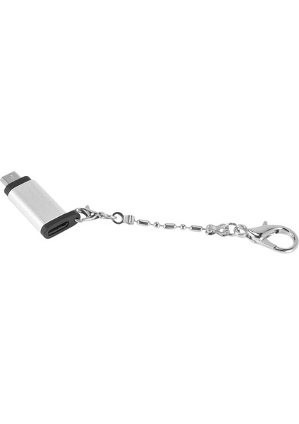 -Usb Adaptör Tip C - USB Erkek Otg USB A Dönüştürücü Android Telefon Tablet Gamepad Için (Gümüş) (Yurt Dışından)