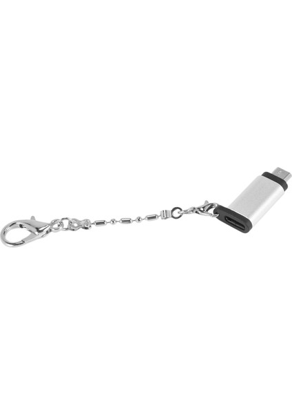-Usb Adaptör Tip C - USB Erkek Otg USB A Dönüştürücü Android Telefon Tablet Gamepad Için (Gümüş) (Yurt Dışından)