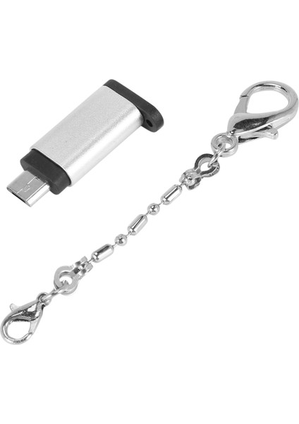 -Usb Adaptör Tip C - USB Erkek Otg USB A Dönüştürücü Android Telefon Tablet Gamepad Için (Gümüş) (Yurt Dışından)