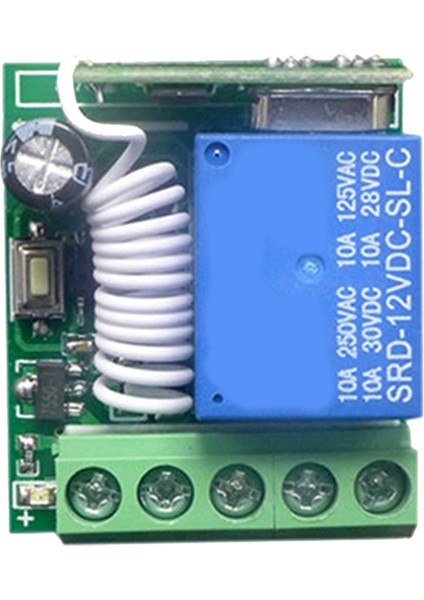 12V Tek Kanallı Uzaktan Kumanda Anahtarı Kontrol Kartı Noktası Otomatik Kilitleme Kilitleme Rölesi (Yurt Dışından)