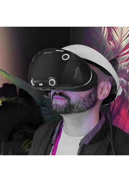 Ps Vr2 Aksesuarları Için Yumuşak Vr Silikon Koruyucu Ps Vr 2 Gözlükleri Için Kask Koruyucu Lens Kaplaması (Yurt Dışından)