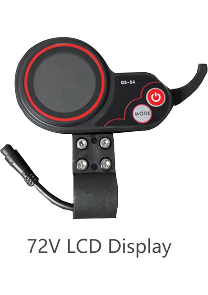 Qs-S4 72V Thumb Throttle LCD Ekran Metre + -60 Kablo Sadece Sıfır 11X Elektrikli Scooter 6pın Ekran Aksesuarları (Yurt Dışından)