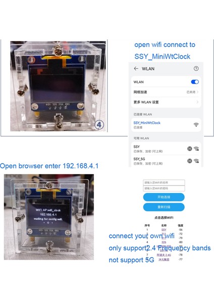 ESP8266 Dıy Elektronik Kiti Mini Saat OLED Ekran Shell Dıy Lehimleme Projesi ile Bağlayın (Yurt Dışından)