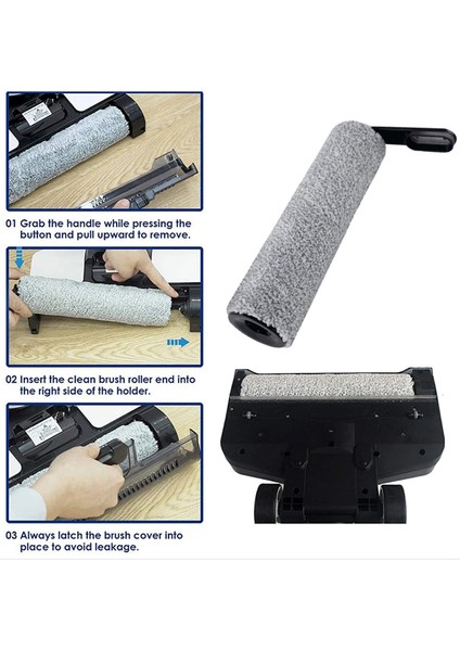 2 Adet Yıkanabilir Ana Rulo Fırça Pro Yıkama Zemin Makinesi Elektrikli Süpürge Yedek Aksesuarlar (Yurt Dışından) fiyatları