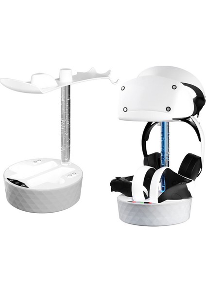 Renkli Rgb Işık Gözlük Kulaklık Standı ile Psvr2 Manyetik Emme Gökkuşağı Şarj Standı Için (Yurt Dışından) modelleri