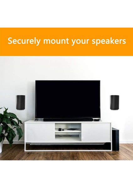 Era 100 Için Hoparlör Metal Duvar Montajı , Era 100 Için Ayarlanabilir Duvar Standı Tutucu (Siyah) (Yurt Dışından) fiyatları