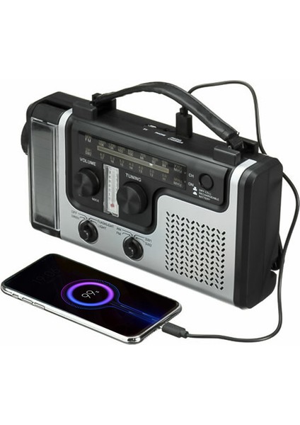Açık Çok Fonksiyonlu Solar Radyo Taşınabilir Fm / Am Radyo Dahili Hoparlör Desteği LED Acil El Feneri Masa Lambası (Yurt Dışından) fırsatları