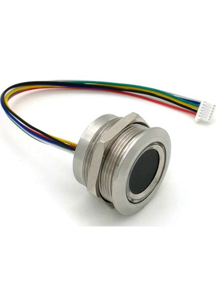 R503 Dairesel Yuvarlak Halka Gösterge LED Kontrol DC3.3V Mx1.0-6pin Kapasitif Parmak Izi Modülü Sensör TARAYICI-19MM (Yurt Dışından)