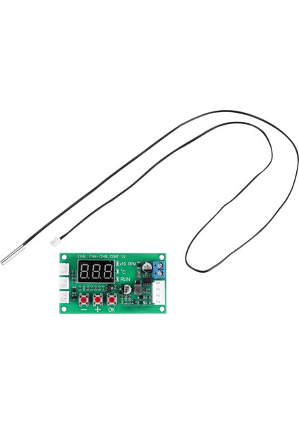 Dc 12V 24V 48V 5A 2 3 4 Telli Pwm Motor Fan Hız Kontrol Cihazı Vali Sıcaklık Kontrol Desteği Ec Fan (Yurt Dışından)