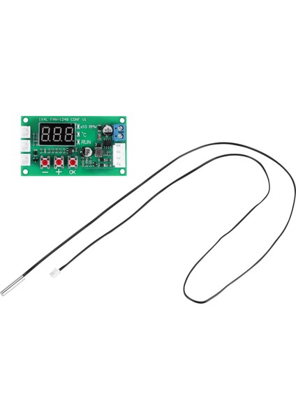 Dc 12V 24V 48V 5A 2 3 4 Telli Pwm Motor Fan Hız Kontrol Cihazı Vali Sıcaklık Kontrol Desteği Ec Fan (Yurt Dışından)