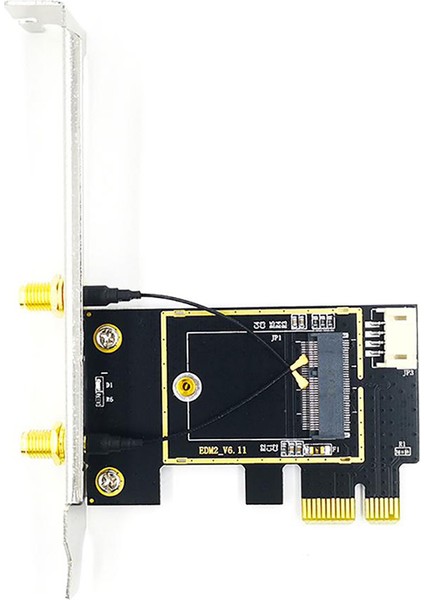 Pc Masaüstü Wi-Fi Anten M.2 Için Pcıe Wifi Kart Adaptörü Bluetooth Dual Band Kablosuz Ağ Kartı Repetidor Adaptador (Yurt Dışından)