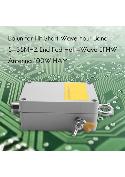 1:49 - 49:1 Hf Kısa Dalga Dört Bant 5-35MHZ Uçtan Beslemeli Yarım Dalga Efhw Anten 100W Ham Için Balun (Yurt Dışından) fırsatları