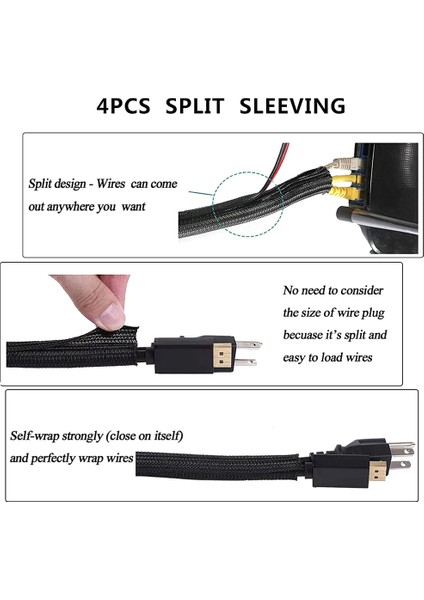 152 Adet Kordon Düzenleyici Kit, Kendinden Yapışkanlı Klipsler, Kablo Manşonları Yönetim Klipsleri Dahil (Yurt Dışından) modelleri