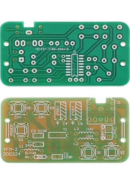 76MHZ-108MHZ Stereo Fm Radyo Alıcısı Modülü Fm Dıy Elektronik Lehimleme Kiti Devre Pcb Kartı Lehim Uygulama Projesi (Yurt Dışından)