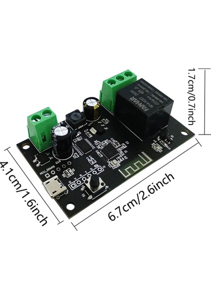1ch Wifi Röle Tuya Modülü 7-32 V Wifi Dıy Anahtarı Inching/kendinden Kilitleme Çalışma Modları App/ses/lan Kontrolü Akıllı Ev 1 Gang (Yurt Dışından)