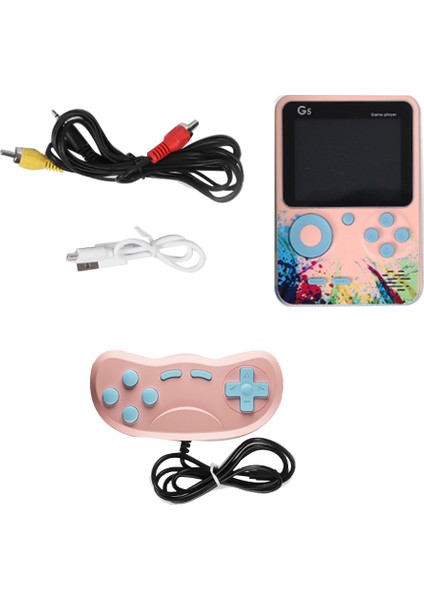 G5 Retro Video Oyun Konsolu Elde Taşınabilir Oyun Oyuncu 3.0 Inç Cep Oyun Denetleyicisi Dahili 500 Oyun Çift Mod (D) (Yurt Dışından) fırsatları