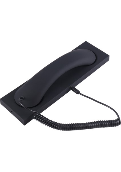 Evrensel Retro Telefon Alıcısı Ahize Akıllı Telefon Çağrı Kulaklık 3.5mm Sabit Telefon Mikrofonu (Yurt Dışından)