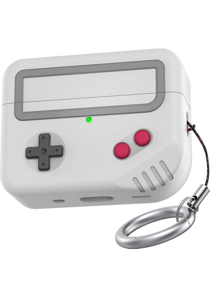 Silikon Kılıf Koruyucu Kapaklar Cilt Oyun Makinesi Tasarımı [kablosuz Şarj Desteği] 2 Gri-Beyaz (Yurt Dışından)