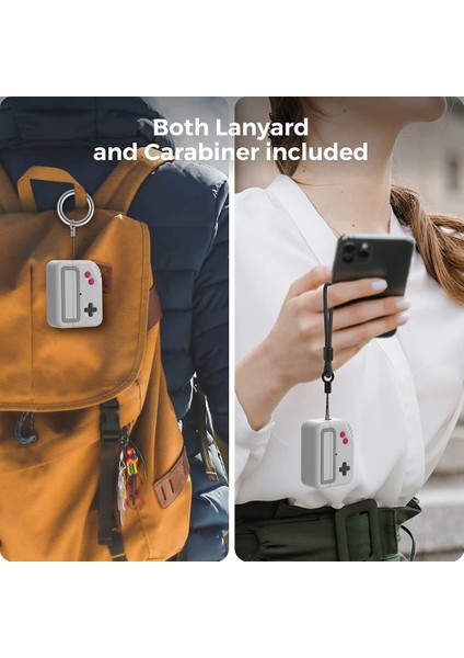 Silikon Kılıf Koruyucu Kapaklar Cilt Oyun Makinesi Tasarımı [kablosuz Şarj Desteği] 2 Gri-Beyaz (Yurt Dışından) fırsatları