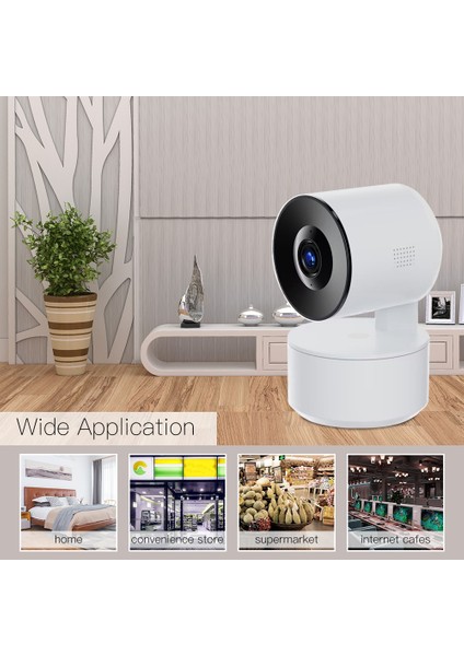 Wifi Tuya Akıllı Ev Sallayarak Kafa Makinesi Hareket Algılama Gece Görüş Fonksiyonu 1080P Kablosuz Güvenlik Kamera Abd Plug (Yurt Dışından) fiyatları