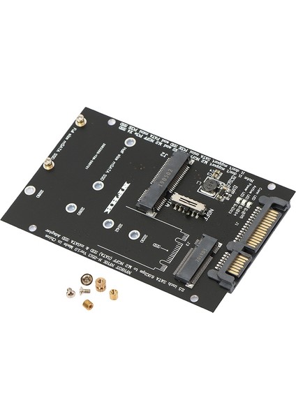 M.2 Ngff Msata Ssd'den 2.5 Inç Sata 3.0 Adaptörüne 2'si 1 Arada Dönüştürücü Kartı Pc Dizüstü Için (Yurt Dışından)