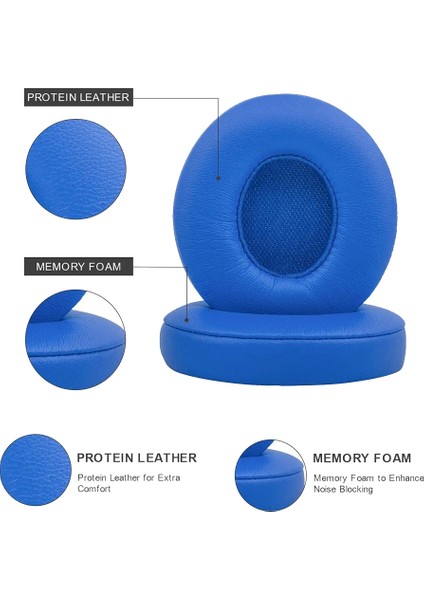 Solo 2 3 Için Yedek Kulak Yastığı Yastıkları Kablosuz Kulak Pedleri Kulakiçi Kablosuz Kulaklık Kulak Yastıkları, Mavi (Yurt Dışından) fiyatları