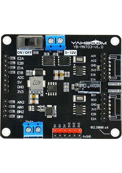 T8236 Çift Kanallı Dc Motor Sürücü Modülü 2 Kanallı Robot Araba Elektronik Tasarım Yarışması Adanmış Modül (Yurt Dışından)