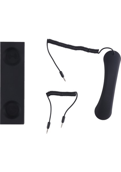 Evrensel Retro Telefon Alıcısı Ahize Akıllı Telefon Çağrı Kulaklık 3.5mm Sabit Telefon Mikrofonu (Yurt Dışından) fırsatları