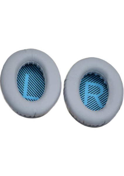 Yedek Kulak Pedleri Kulak Yastıkları QC35 QC25 QC15 Qc2 Ae2 Soundtrue Kulaklık Parçası Için Kulak Yastığı, Gri (Yurt Dışından)