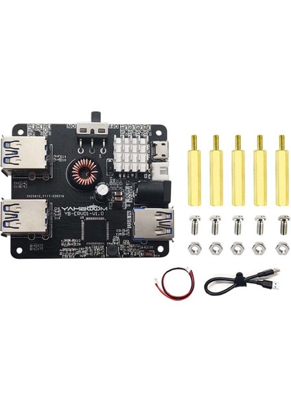 Ros Robot Araba Sunrise X3 Pı Nano Serisi Anakart Için Uygun Usb3.0 Hub Genişletme Kartı (Yurt Dışından)