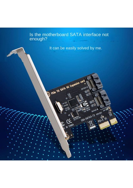 Pcıe - Sata Kartı Pcı-E Adaptörü Pcı Express - Sata3.0 Dönüştürücü 2 Bağlantı Noktalı Sata Iıı 6g Genişletme Denetleyici Kartı Adaptörü (Yurt Dışından) fiyatları